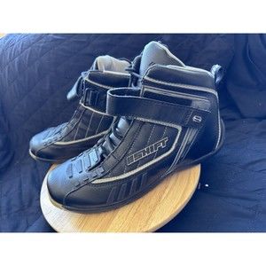 SHIFT RACING Fuel Mens Motorcycle Street Riding Shoes Low Boots Black Size 10